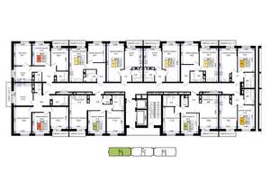 1-к квартира, вторичка, 38м2, 4/16 этаж