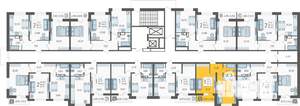 1-к квартира, вторичка, 35м2, 5/19 этаж