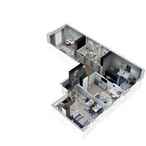 3-к квартира, вторичка, 77м2, 3/9 этаж