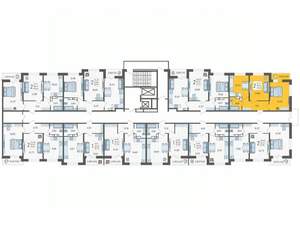2-к квартира, вторичка, 50м2, 19/19 этаж