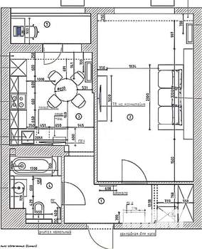 1-к квартира, вторичка, 44м2, 20/25 этаж