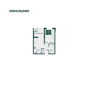 1-к квартира, вторичка, 36м2, 8/18 этаж