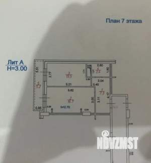 1-к квартира, вторичка, 41м2, 7/16 этаж