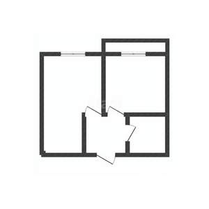 1-к квартира, вторичка, 32м2, 3/3 этаж
