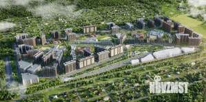 2-к квартира, строящийся дом, 59м2, 12/16 этаж