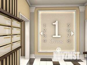 1-к квартира, строящийся дом, 43м2, 1/3 этаж