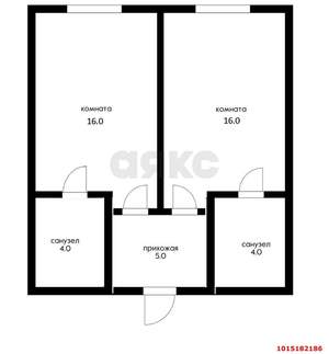 1-к квартира, вторичка, 42м2, 12/17 этаж