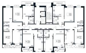 1-к квартира, вторичка, 48м2, 11/12 этаж