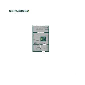 Студия квартира, вторичка, 27м2, 8/18 этаж