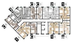 3-к квартира, вторичка, 71м2, 2/16 этаж