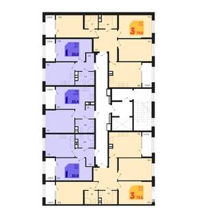 1-к квартира, вторичка, 35м2, 6/18 этаж
