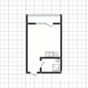 Студия квартира, вторичка, 19м2, 8/17 этаж