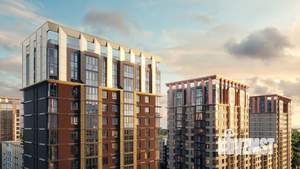 1-к квартира, строящийся дом, 44м2, 5/18 этаж