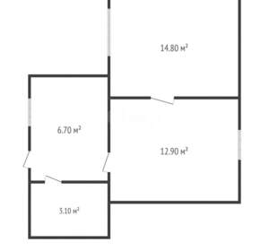 2-к квартира, вторичка, 38м2, 1/1 этаж