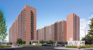 1-к квартира, строящийся дом, 50м2, 6/16 этаж