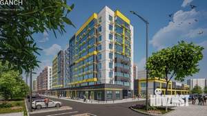 2-к квартира, строящийся дом, 54м2, 8/9 этаж