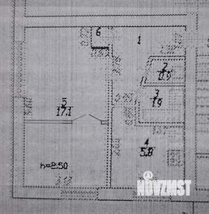 2-к квартира, вторичка, 31м2, 1/5 этаж