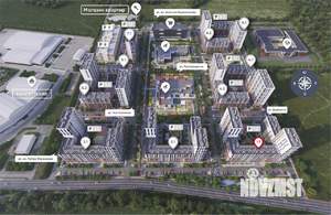 2-к квартира, вторичка, 70м2, 4/18 этаж