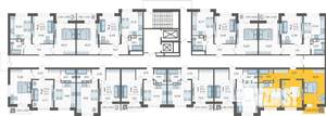 2-к квартира, вторичка, 52м2, 11/16 этаж