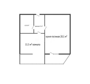 2-к квартира, вторичка, 41м2, 14/16 этаж