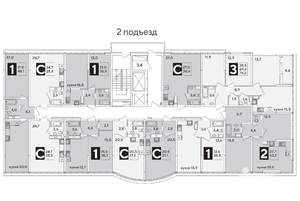 3-к квартира, вторичка, 74м2, 16/16 этаж