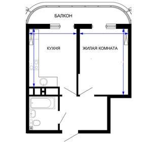 1-к квартира, сданный дом, 33м2, 9/24 этаж