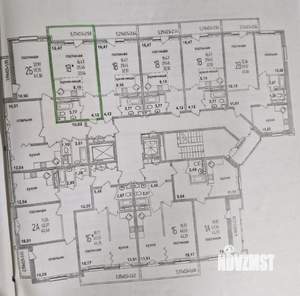 Студия квартира, вторичка, 34м2, 6/17 этаж