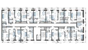 2-к квартира, строящийся дом, 65м2, 7/12 этаж