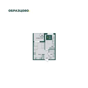 1-к квартира, вторичка, 37м2, 9/18 этаж