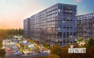 2-к квартира, строящийся дом, 65м2, 1/12 этаж