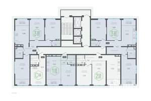 2-к квартира, вторичка, 65м2, 23/24 этаж