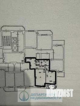 1-к квартира, вторичка, 51м2, 17/17 этаж