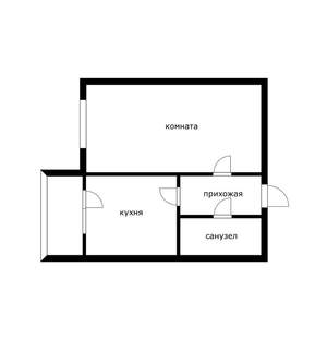 1-к квартира, вторичка, 34м2, 7/11 этаж