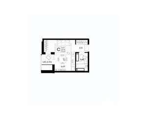 Студия квартира, вторичка, 26м2, 14/18 этаж