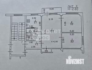 3-к квартира, вторичка, 50м2, 3/5 этаж
