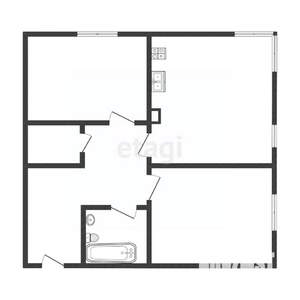 2-к квартира, вторичка, 61м2, 9/16 этаж