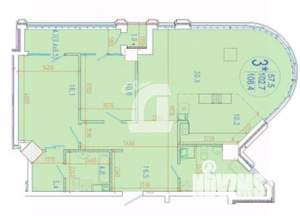 3-к квартира, вторичка, 110м2, 4/15 этаж