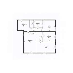 3-к квартира, вторичка, 74м2, 2/5 этаж