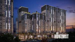 1-к квартира, строящийся дом, 40м2, 20/21 этаж