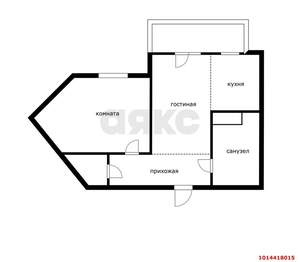 2-к квартира, вторичка, 51м2, 8/12 этаж