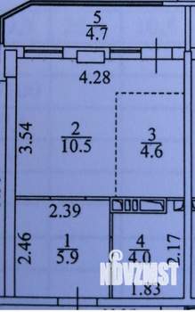 1-к квартира, вторичка, 30м2, 8/23 этаж