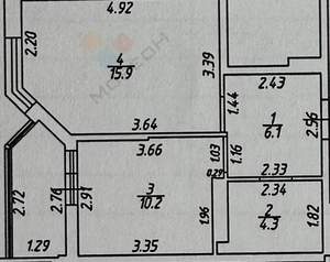 1-к квартира, вторичка, 37м2, 8/24 этаж