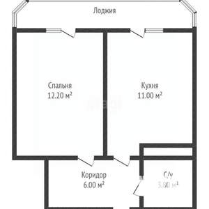 1-к квартира, вторичка, 33м2, 9/24 этаж