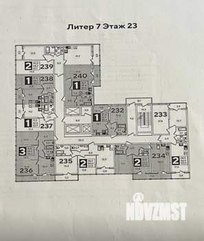 1-к квартира, вторичка, 32м2, 23/24 этаж