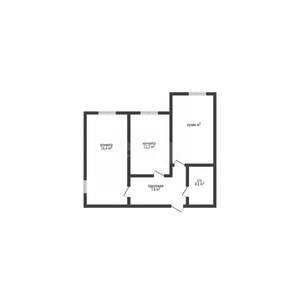 2-к квартира, вторичка, 52м2, 5/5 этаж
