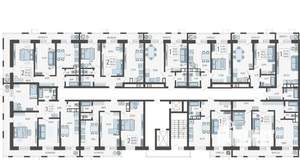 2-к квартира, строящийся дом, 64м2, 4/12 этаж