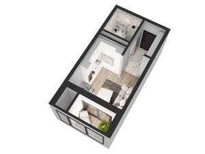 Студия квартира, вторичка, 21м2, 13/18 этаж