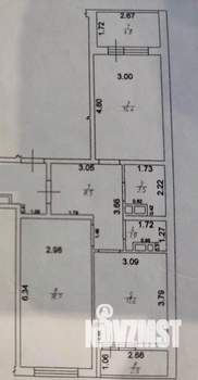 2-к квартира, вторичка, 59м2, 4/17 этаж