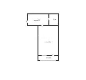 Студия квартира, вторичка, 26м2, 10/16 этаж