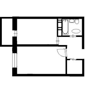 1-к квартира, вторичка, 40м2, 8/18 этаж